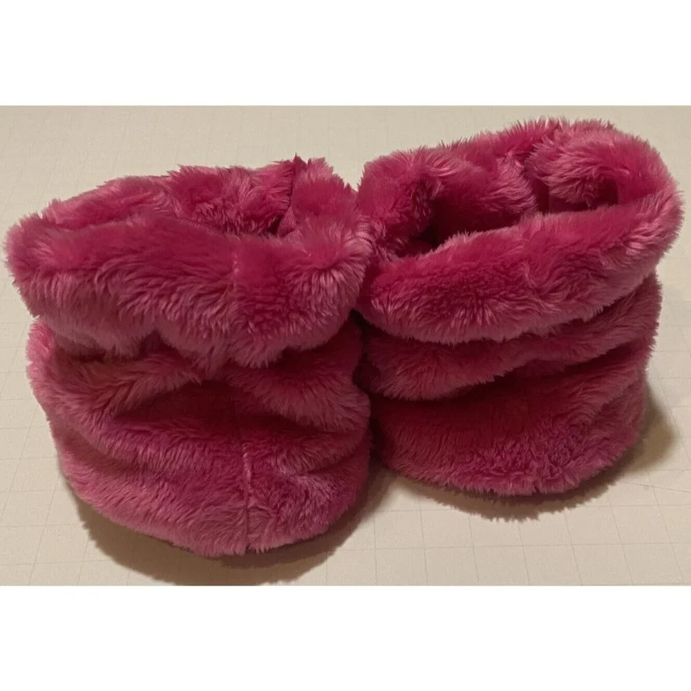 Nightmare Before Christmas Pink Sally Baby Booties Costume Shoes Plush NEW A39